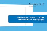 Essential Plan 1 Plus Subscriber Contract New York · 2020-06-05 · Essential Plan 1 Plus Subscriber Contract New York. ENY-MHB-0061-19 . Essential Plan 1 Plus Subscriber Contract