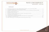 NIEUWSBRIEF - NOVAM · NIEUWSBRIEF MAART 2018 4 Tweede divisie 1e prijs: Thijs Paeper plus PINO Wisselbeken Eerste divisie 1e prijs: Issa Hanou plus 2 kaartjes voor het Gala concert