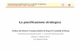 Commissione pianificazione e controllo di gestione · 2013-10-11 · Commissione pianificazione e controllo di gestione Corso del 9 ottobre 2013 – Roma – Sala Casella Collegamenti
