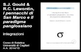 I pennacchi di San Marco e il paradigma panglossiano · S.J. Gould & R.C. Lewontin, I pennacchi di San Marco e il paradigma panglossiano integrazioni Corso di Estetica Università