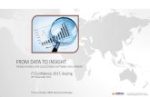 FROM DATA TO INSIGHT...FROM DATA TO INSIGHT TRENDS IN ISBSG DATA COLLECTION & SOFTWARE DEVELOPMENT IT Confidence 2017, Beijing 20th September 2017 Thomas Gordijn, ISBSG Repository