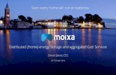 Soon every home will run on batteries … · Soon every home will run on batteries. Overview Moixa UK leading home battery company ... o Investors include ex CEOs of Centrica and