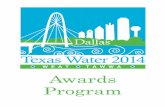 Awards Program - WordPress.com · TAWWA Chapter of the Year Award.....25 AWWA Silver Water Drop Awards ... Ken Miller Water for People Founder's Award...35 Watermark Awards - Members.....36-42