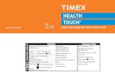 HEALTH TOUCH - assets.timex.comassets.timex.com/user_guides/W265_M298/W265_AllLanguages.pdf · W265 NA 298-095000 Part Numbers: W265_NA 298-095000 W265_EU 298-To Come Regions: U.S.