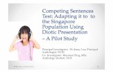 CompetingSentences* Test:Adaptingittoto* theSingapore ...medicine.nus.edu.sg/dgms/audiology/documents/Thesis... · Assessment and management of central auditory processing disorders