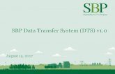 SBP Data Transfer System (DTS) v1€¦ · SBP Data Transfer System (DTS) v1.0 August 15, 2017. Focusing on sustainable sourcing solutions. ... //radix-tree.org. Focusing on sustainable
