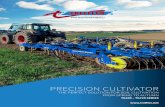 PRECISION CULTIVATOR · 11 Duck foot/drill tine combination (optional) For extremely dry soils, replace the duck foot tines with drill tines. 10 Disc coulters for slopes (optional)