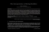 The Interpretation of String Dualities - PhilSci-Archivephilsci-archive.pitt.edu/5079/1/duality.pdf · The Interpretation of String Dualities Dean Rickles Unit for HPS, University