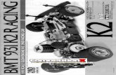 BMT 932 K2 Racing Manual - CompetitionX€¦ · muffler, and air cleaner. ENGINE STARTING EQUIPMENT Tamiya's Engine Starting Equipment consists Of a fuel filler, ISV Alkaline booster
