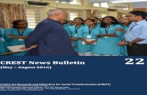 CREST News Bulletin 22 May – August 2016) · 2016-09-28 · CREST News Bulletin 22 May – August 2016) Centre for Research and Education for Social Transformation (CREST) An autonomous
