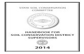 Tennessee Soil Conservation District Supervisor Handbook · 2017-10-16 · Soil Conservation District Supervisor Handbook - 2014 - 6 - Forward . The legacy of soil conservation and