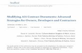 Modifying AIA Contract Documents: Advanced Strategies for ...media.straffordpub.com/products/modifying-aia... · 16/10/2019  · Selection Process Identify the general type of project
