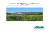Nevada Air Quality Trend Report 2000-2010Nevada Air Quality Trend Report, 2000-2010 ii Disclaimers The information contained in the Nevada Air Quality Trend Report, 2000-2010 is for