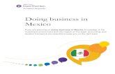 Doing business in Mexico - Salles Sainz Grant Thornton · Doing business in Mexico. If you are planning on . doing business in Mexico, knowledge of the investment environment and