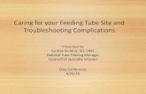 Caring for your Feeding Tube Site and Troubleshooting ... · Yeast Infection at Tube Site Fungal infection of any of the Candida species Common symptoms: • Pustule with secondary