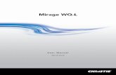 020-101372-02 LIT MAN USR Mirage WQ - ProjectorCentral · Mirage WQ-L User Manual 11 020-101372-02 Rev. 1 (10-2014) Introduction Safety Warnings and Cautions Projector Overview projectors