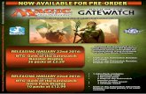 Deadline for placing Pre-orders: 30th December€¦ · • 1 premium card • 1 60-card deck • 2 Oath of the Gatewatch booster packs • 1 learn-to-play insert • 1 strategy insert