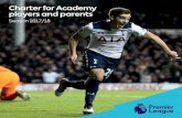 Charter for Academy players and parents...2017/09/14  · Charter for Academy players and parents Season 2017/18 3 Joining the Academy system is a wonderful opportunity for any young