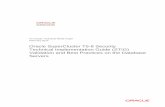 Oracle SPARC SuperCluster Security Technical ......Oracle SuperCluster Security Technical Implementation Guide (STIG) Validation and Best Practices on the Database Servers Disclaimer