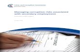Managing corruption risks associated with secondary ...€¦ · 4 MANAGING CORRUPTION RISKS ASSOCIATED WITH SECONDARY EMPLOYMENT Summary In the 2016–17 financial year, the Crime