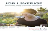 Øresunddirekt viser vej til det svenske arbejdsmarked€¦ · Du kan også med fordel lægge dit CV ind i en af de mange jobportalers CV-bank, så arbejds-giverne kan finde dig.