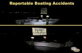 BOATING ACCIDENT STATISTICAL REPORT · 2019-05-13 · BOATING ACCIDENT STATISTICAL REPORT Reportable Boating Accidents photo detail Cover Photo: (Courtesy of FWC) Around sunset on