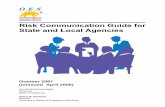 Risk Communication Guide State Local 2006 - California€¦ · Risk Communication Guide for State and Local Agencies . 1.0 EXECUTIVE SUMMARY . Importance of risk communication . The