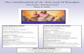 ThThe Collaborative of St. Ann and St Brendan The Collaborative of St. Ann and … · 2016-05-06 · ThThe Collaborative of St. Ann and St Brendan The Collaborative of St. Ann and