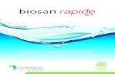 Biosan rapide WT is a natural anti-microbial product …...Biosan rapide WT is a natural anti-microbial product developed for sanitising and de-odourising the recovery water tanks