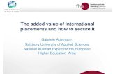 The added value of international placements and how to secure itinternacional.ipvc.pt/sites/default/files/Abermann_Value... · 2017-06-21 · The added value of international placements