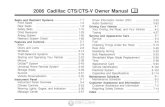 2006 Cadillac CTS/CTS-V Owner Manual Mcdn. · PDF file 2006 Cadillac CTS/CTS-V Owner Manual M QR,IPU RRLDUWQE\YGHGL GENERAL MOTORS, GM, the GM Emblem, CADILLAC, ... Limited” for
