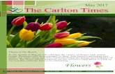 May 2017 The Carlton Timescarltonseniorliving.com/wp-content/uploads/2017/03/Sac-May-2017-… · (LR) 2:30 Advice Corner (DR) 3:30 Name 10 (DR). Ilene was born on October 1st, 1992