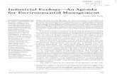 Industrial Ecology - An Agenda for Environmental Management · Industrial Ecology-An Agenda for Environmental Management I by species individuals. Materials and energy are continually