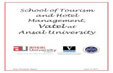 Vatel - Ansal University · the world of hospitality business" a group of 1st year Vatel students at Ansal University and Mr. Laurent Guiraud visited Cyber Hub, Gurugram on Tuesday