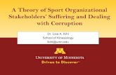 A Theory of Sport Organizational Stakeholders’ Suffering ... 2007 konference/speakers... · 3 Conception of Corruption •A taxonomy of corrupt practices (Luo, 2004): Intensity—quantity