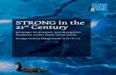 STRONG in the 21st Century - HCSS · 10 STRONG in the 21st Century to extract and summarise some of the key trends that currently dominate the foresight community. These trends are