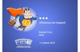 Daniele Forni, FIRE 14 ottobre 2019fire-italia.org/wp-content/uploads/2019/10/Forni-FIRE.pdf · che dal 1987 promuove per statuto efficienza energetica e rinnovabili, supportando