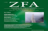 ZFA 01 2015 - Online ZFA€¦ · Januar 2015 – Seite 1-48 – 91. Jahrgang 1 / 2015 Im Fokus Chlortalidon vs. Hydrochlorothiazid Weiterbildungskolleg Spanisches Gesundheitssystem
