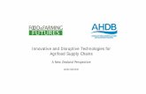 Innovative and Disruptive Technologies for Agrifood Supply ... we do... · Innovative and Disruptive Technologies for Agrifood Supply Chains. A New Zealand Perspective. Julian Gairdner