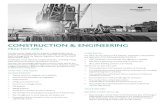 CONSTRUCTION & ENGINEERING - Werksmans€¦ · > Advised a JSE-listed company on FIDIC-based EPC contracts for a coal-fired power station in Mpumalanga. > Advised a JSE-listed company