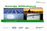 Energy Efficiency · participation of all hotel staff in energy saving measures by offering information about the importance of energy efficiency for each operational area. It points