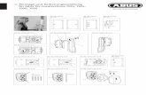 D Montage und Bedienungsanleitung für ABUS Tür ...€¦ · – 4 – G Fitting and Operating Instructions for ABUS Additional Door Locks 7010, 7025, 7030, 7035 G Subject to technical