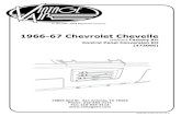 1966-67 Chevrolet Chevelle - Vintage Air · 1966-67 Chevrolet Chevelle without Factory Air Control Panel Conversion Kit (473066) 18865 Goll St. San Antonio, TX 78266 Phone: 210-654-7171
