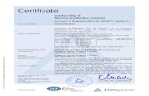 CPR-ENGL-Zertifikat 13479 Revision 02€¦ · Certificate Conformity of factory production control pursuant to Regulation (EU) No. 305/2011: System 2+ No. of Certificate: 0035-CPR-C610
