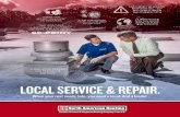 LOCAL SERVICE & REPAIR. - North American Roofing · 1999–2014 EXPERIENCE MODIFICATION RATES 1.2 1 0.8 0.6 0.4 0.2 0 National Average North American Roofing 2014 2013 2012 2011 2010