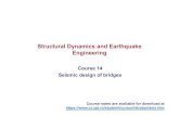 Structural Dynamics and Earthquake Engineering · –fundamental mode method (lateral forces): applicable when structural response is governed by the fundamental mode of vibration
