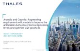 Arcadia and Capella: Augmenting requirements with models ... · THALES GROUP OPEN Arcadia and Capella: Augmenting requirements with models to improve the articulation between systems