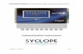 PAGE DE GARDE - Syclope Electronique · GPRS / IP / WIFI on mysyclope.com and acts as a gateway to communicate with other systems connected to the RS485 BUS In order to connect your