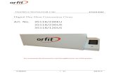 Digital Dry-Heat Convection Oven - Orfit Industries · Digital Dry-Heat Convection Oven Art. No. 35118/230EU 35118/230UK 35118/120US We recommend this document be read thoroughly