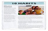 StudySkills 10 Habits - WordPress.com · successful students achieve their success by developing and applying effective study habits. The following are the top 10 study habits employed